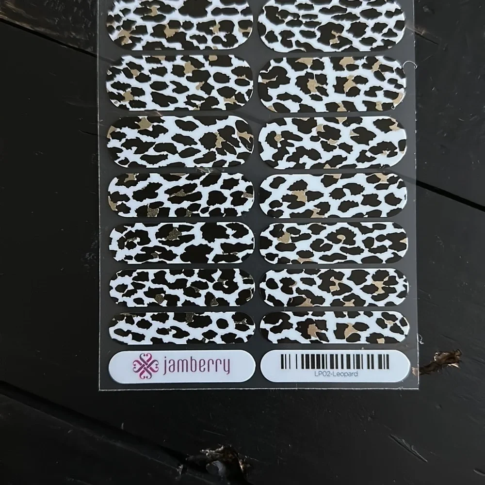 𝅺jamberry Leopard Print Nail Wraps - Leopard
